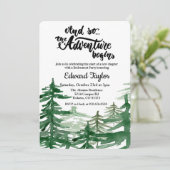 Das Abenteuer beginnt mit der Party Einladung der (Stehend Vorderseite)