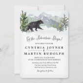 Das Abenteuer beginnt mit der rustikalen Hochzeits Einladung (Vorderseite)