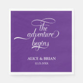 Das Abenteuer beginnt mit einem Cocktail an der Ho Serviette (Vorderseite)