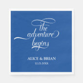 Das Abenteuer beginnt mit einem Cocktail an der Ho Serviette (Vorderseite)