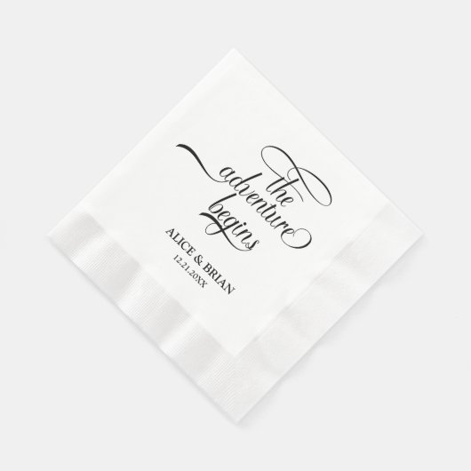 Das Abenteuer beginnt mit einem Cocktail an der Ho Serviette (Ecke)