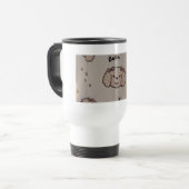 Das Abenteuer beginnt mit Kaffee Reisebecher (Vorderseite Links)