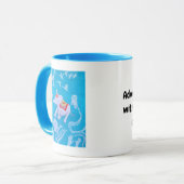 Das Abenteuer beginnt mit Kaffee Tasse (Vorderseite Links)