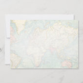 Das Abenteuer beginnt Reisen Paare Babydusche Einladung (Rückseite)