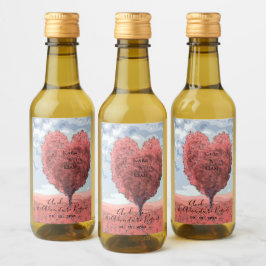 Das Abenteuer beginnt romantische Hochzeit Mini Weinetikett