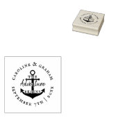 Das Abenteuer beginnt | Rustikaler Anker Save the  Gummistempel (Stempel)