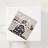 Das Abenteuer beginnt Save the Date Geschenkanhänger (Beispiel)