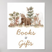 Das Abenteuer der Waldtiere erwartet Bücher und Ge Poster (Vorne)