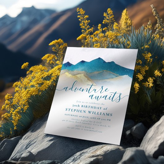 Das Abenteuer der Wasserfarben und des Goldenen Ma Einladung