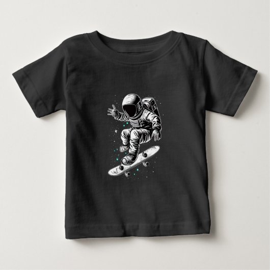 Das Abenteuer des Astronauten auf dem kosmischen S Baby T-shirt (Vorderseite)