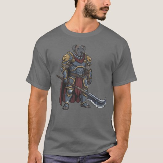 Das Abenteuer des Great Dane-Gladiatorhundes T-Shirt (Vorderseite)