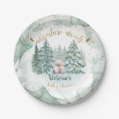 Das Abenteuer des Polarbären erwartet die Kinderdu Pappteller (Vorderseite)