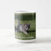 Das Abenteuer erwartet die Katzenwelt-Tasse Kaffeetasse (Mittel)