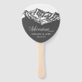 Das Abenteuer fängt die Hochzeit der Berge an Fächer