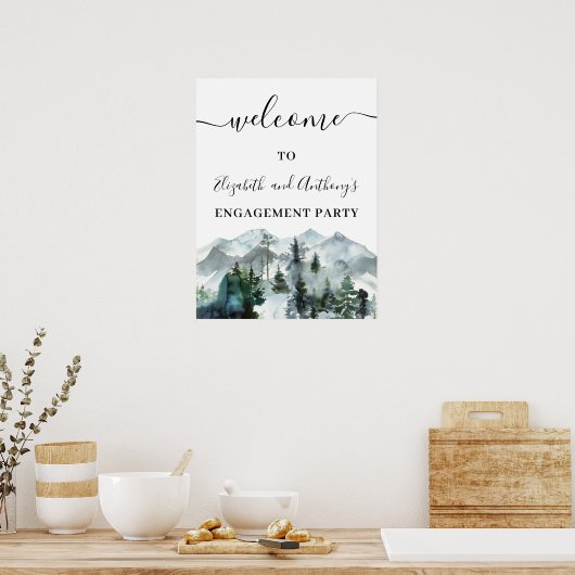 Das Abenteuer fängt die Verlobung der Wildnis an Poster (Küche)