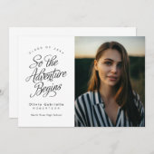 Das Abenteuer fängt Minimalistischen Abschluss an Ankündigung (Vorne/Hinten)