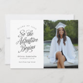 Das Abenteuer fängt Minimalistischen Abschluss an Ankündigung (Vorderseite)