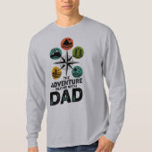 Das Abenteuer fängt mit dem Vater an T-Shirt (Vorderseite)