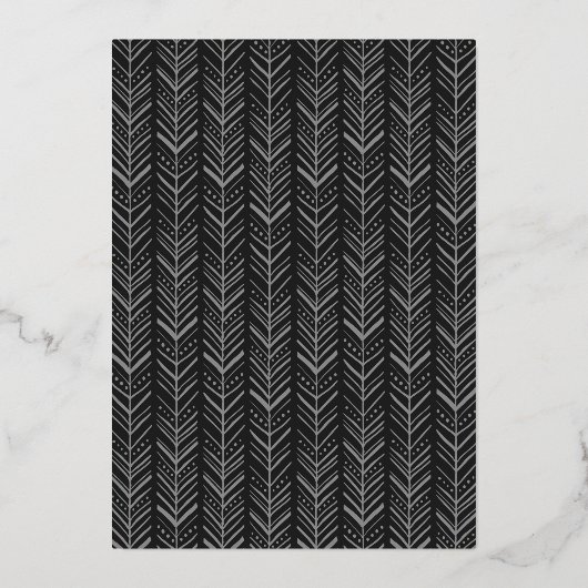 Das Abenteuer fängt Save the Date Foto an Folieneinladung (Rückseite)