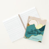 Das Abenteuer gelassen Personalisiert reisen Notizblock (Innenseite)