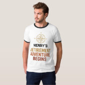 Das Abenteuer im Ruhestand beginnt T-Shirt (Vorne ganz)