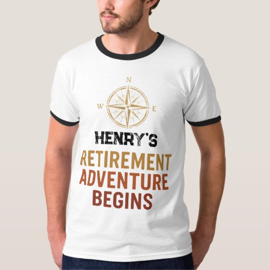 Das Abenteuer im Ruhestand beginnt T-Shirt (Vorderseite)