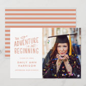 Das Abenteuer ist nur der Anfang Foto Abschluss Ankündigung (Vorne/Hinten)