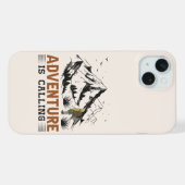 Das Abenteuer ruft iPhone Hülle (Rückseite (Horizontal))