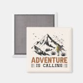 Das Abenteuer ruft Magnet (Vorderseite/Rückseite)