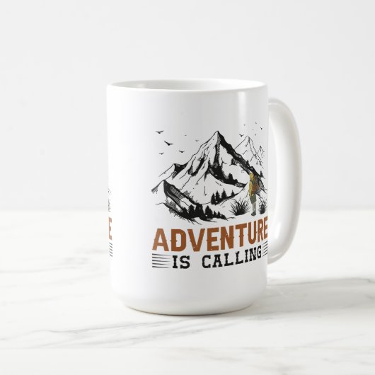 Das Abenteuer ruft Tasse (VorderseiteRechts)