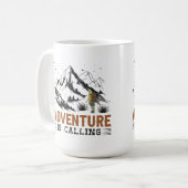 Das Abenteuer ruft Tasse (Vorderseite Links)