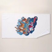 Das Abenteuer von Santa Sleigh Badehandtuch (Badehandtuch)