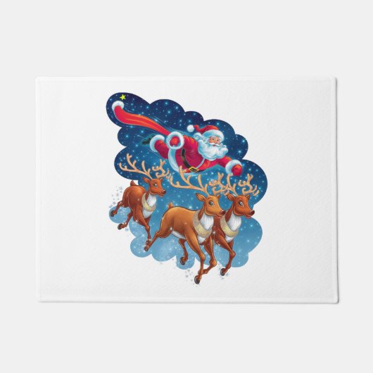 Das Abenteuer von Santa Sleigh Fußmatte (Vorderseite)