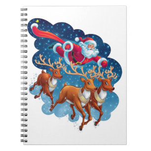 Das Abenteuer von Santa Sleigh Notizblock
