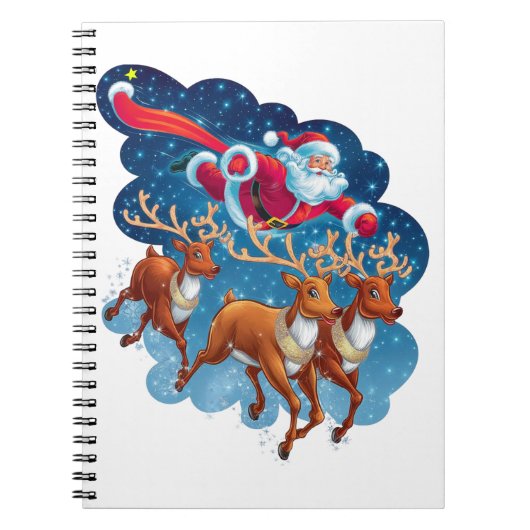 Das Abenteuer von Santa Sleigh Notizblock (Vorderseite)
