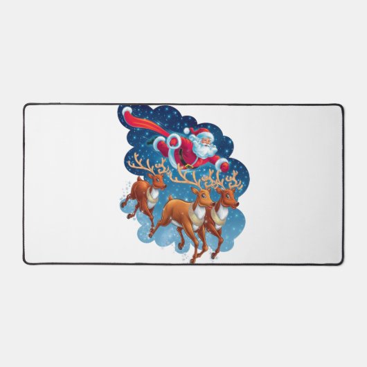 Das Abenteuer von Santa Sleigh Schreibtischunterlage (Vorderseite)