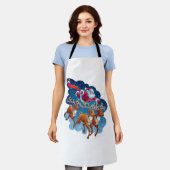 Das Abenteuer von Santa Sleigh Schürze (Getragen)