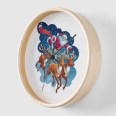 Das Abenteuer von Santa Sleigh Uhr (Winkel)