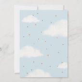 Das Abenteuer wartet! Neutrale Babydusche Einladung (Rückseite)