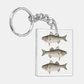 Das abenteuerliche Abenteuer der Bassfischerei Schlüsselanhänger (Vorderseite links)