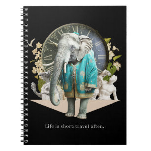 Das abenteuerliche Reiseangebot Notizblock