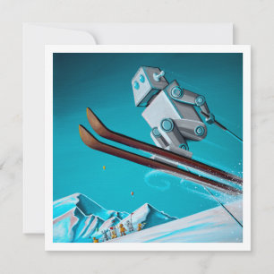 Das Abfahrtsrennen - Mini Print