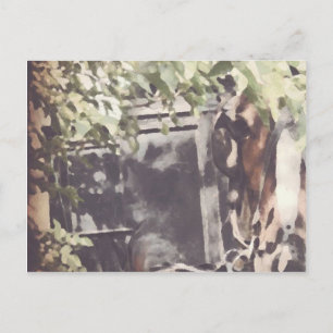 Das abscheuliche Pferd Postkarte