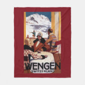 Das abschüssiger Verein-fördernde Plakat Fleecedecke (Vorderseite)