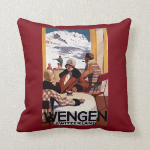 Das abschüssiger Verein-fördernde Plakat Kissen