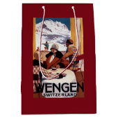 Das abschüssiger Verein-fördernde Plakat Mittlere Geschenktüte (Vorderseite)