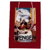 Das abschüssiger Verein-fördernde Plakat Mittlere Geschenktüte (Rückseite)