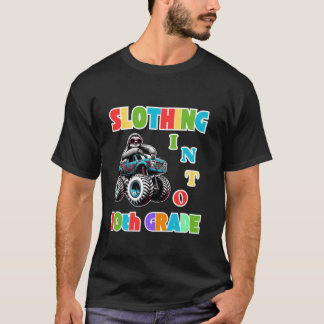 Das Abseilen in der 10. Grade Funny Sloth Zurück n T-Shirt