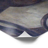 Das Absinthe Drinker Glossy Poster (Ecke)