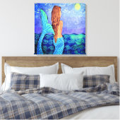 Das Abstrakte digitale Bild der Sonne Leinwanddruck (Insitu (Schlafzimmer))